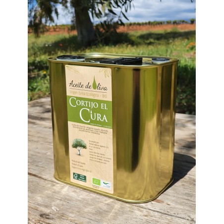 Aceite de oliva virgen extra ecológico Cortijo El Cura lata 2,5 litros