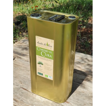 Aceite de oliva virgen extra ecológico Cortijo El Cura lata 5 litros